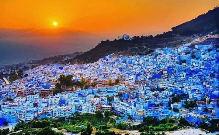 hotel Casa Plasa Grande chefchaouen Esterno foto